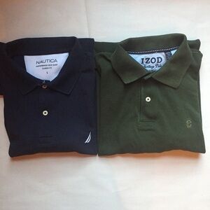 Izod and Nautica Polo shirts large